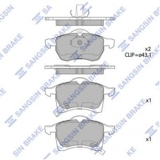 SP1805 Hi-Q Комплект гальмівних колодок дисковий гальм