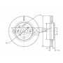 TX 71-55 TOMEX Brakes Гальмівний диск