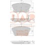 704-07100 IAP QUALITY PARTS Комплект гальмівних колодок дисковий гальм