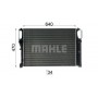 CR 37 000P MAHLE Радіатор охолодження двигуна