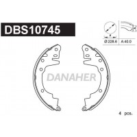 DBS10745 DANAHER Комплект гальмівних колодок