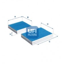 34.164.00 UFI Фільтр повітря у внутрішньому просторі