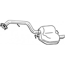 171-035 BOSAL Глушник вихлопних газів кінцевий