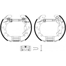 8DB 355 022-971 HELLA PAGID Комплект гальмівних колодок