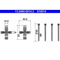 13.0460-0014.2 ATE Комплектуючі колодки дискового гальма