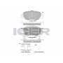 182323 ICER Комплект гальмівних колодок дисковий гальм