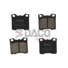 323731 DACO Germany Комплект гальмівних колодок дисковий гальм