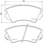 8DB 355 013-041 HELLA Комплект гальмівних колодок, дискове гальмо