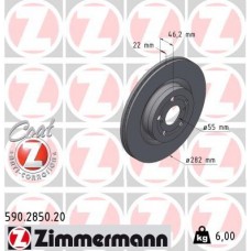 590.2850.20 ZIMMERMANN Гальмівний диск