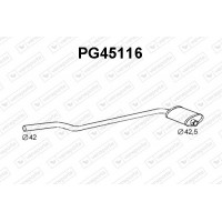 PG45116 VENEPORTE Предглушник вихлопних газів