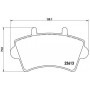 P 59 039 BREMBO Комплект гальмівних колодок дисковий гальм