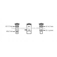 RT1332 AVA QUALITY COOLING Розширювальний клапан кондиціонера