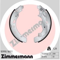10990.160.1 ZIMMERMANN Комплект гальмівних колодок