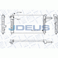 M-0200120 JDEUS Радіатор охолодження двигуна