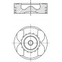 004 57 03 MAHLE Поршень