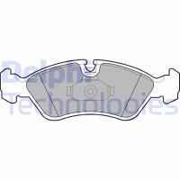LP1605 DELPHI Комплект гальмівних колодок дисковий гальм