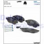 LP1992 DELPHI DELPHI CITROEN Гальм колодки передн.Jumper,Fiat Ducato,Peugeot 06-