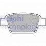 LP1719 DELPHI Комплект гальмівних колодок дисковий гальм