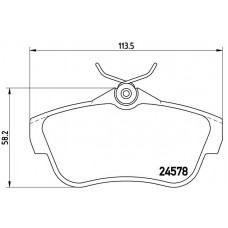 FK20068 KAISHIN Комплект гальмівних колодок дисковий гальм