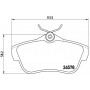FK20068 KAISHIN Комплект гальмівних колодок дисковий гальм