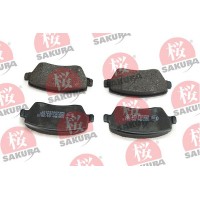 600-10-4137 SAKURA Комплект гальмівних колодок дисковий гальм
