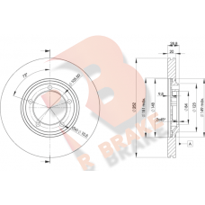 78RBD20100 R BRAKE Гальмівний диск