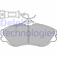 LP579 DELPHI КомплеК т гальмівних колодок, дискове гальмо