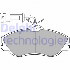 LP579 DELPHI КомплеК т гальмівних колодок, дискове гальмо