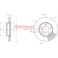 6110421 METZGER Гальмівний диск