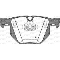 BPA0381.40 OPEN PARTS КомплеК т гальмівних колодок, дискове гальмо