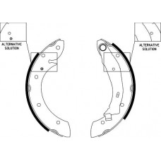 8DB 355 001-831 HELLA PAGID Комплект гальмівних колодок