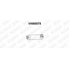 VW80078 VENEPORTE Предглушник вихлопних газів
