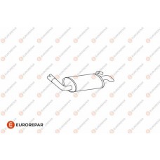 E12817L EUROREPAR Глушник вихлопних газів кінцевий