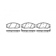 NB23569S02 NEW BLOX Комплект гальмівних колодок дисковий гальм
