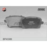BP43389 FENOX Комплект гальмівних колодок дисковий гальм