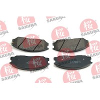 600-05-4770 SAKURA Комплект гальмівних колодок дисковий гальм