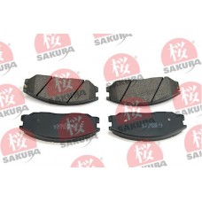 600-05-4770 SAKURA Комплект гальмівних колодок дисковий гальм