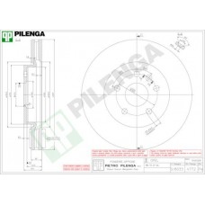 V772 PILENGA Гальмівний диск