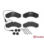 P 56 069 BREMBO Комплект гальмівних колодок дисковий гальм