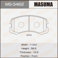 MS-3462 MASUMA Комплект гальмівних колодок