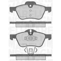 363916060332 MAGNETI MARELLI КомплеК т гальмівних колодок, дискове гальмо