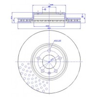 142.1507 CAR Гальмівний диск