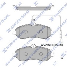 SP1415 Hi-Q Комплект гальмівних колодок дисковий гальм