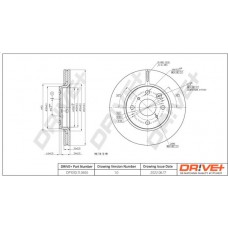 DP1010.11.0465 Dr!ve+ Гальмівний диск