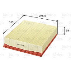 585036 VALEO Повітряний фільтр