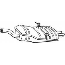 247-191 BOSAL Глушник вихлопних газів кінцевий