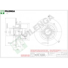 5752 PILENGA Гальмівний диск