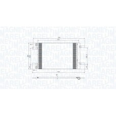 350203766000 MAGNETI MARELLI Конденсатор кондиціонера