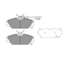 KBP-1022 KAVO PARTS Комплект гальмівних колодок дисковий гальм