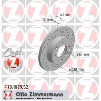 470.1079.52 ZIMMERMANN Гальмівний диск